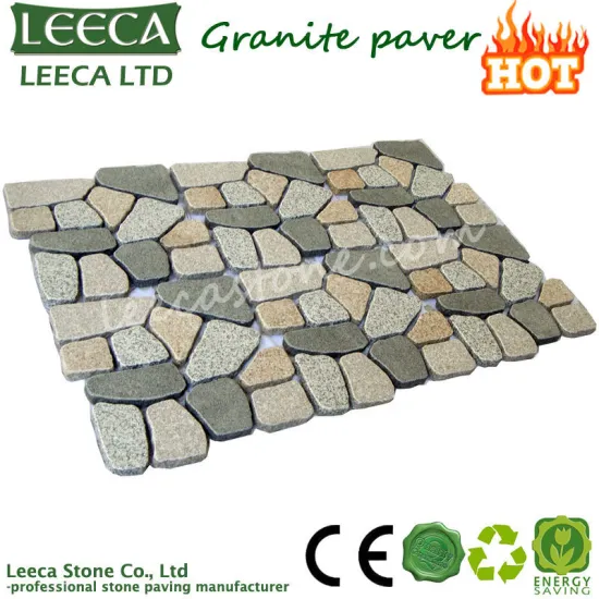Crazy design matching different colors pattern paving stone