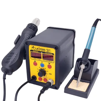 Dual Digital Display LK 8586 Soldering and Hot Air Rework Station