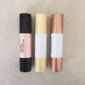 Dupla extremidade de plástico concealer fundação stick tubo