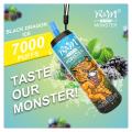 Alle Geschmacksrichtungen R &amp; M Monster 7000 Puffs Großhandel