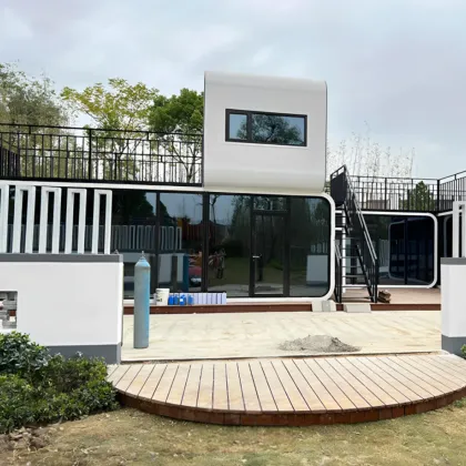 20ft 40ft Portable Luxury Apple Cabins Home