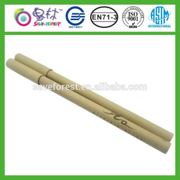 2016 new custom logo printed recycled paper ball pens for promotion