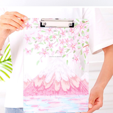 Transparent Clipboard Personalized for Teachers - College Size