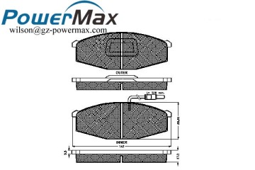 Automotive Spare Parts / Brake Pad / NISSAN / OE:41060-P9690