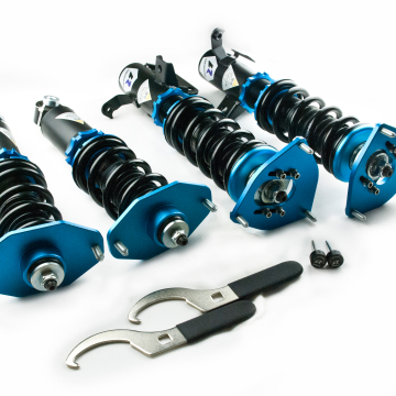 Adjustable Suspension Kit for 2012 and Up Scion FRS, FR-S, GT86, and Subaru BRZ - 4x4 Compression Adjustable Coil Over Shocks