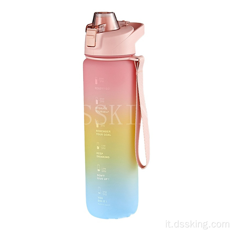 Bottiglia d&#39;acqua sportiva di grande capacità tazza di spazio portatile ad alta temperatura