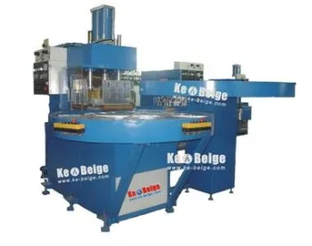 Turn-table 8000w High Frequency Welding And Cutting Machine With Precision Decollator