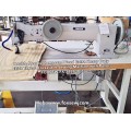 Model SEIKO Tempat Tidur Datar Lengan Panjang Mesin Jahit Lockstitch Pakan Majemuk Tugas Berat Ekstra