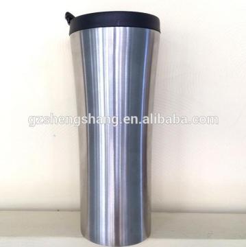 New design double layer stainless steel mug with lid