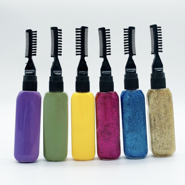 Wholesale Non-Toxic Washable Temporary Hair Mascara and Chalk Comb for Kids' Parties and Cosplay