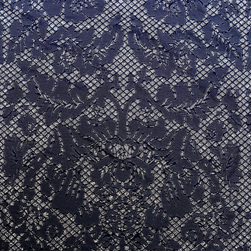 Thổ cẩm lụa vàng đen Jacquard