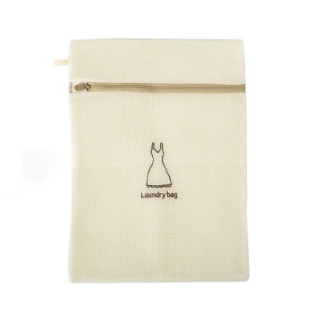 Bolsa de lavandería de malla de algodón orgánica duradera