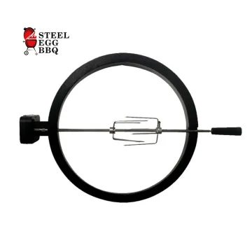 SEB / STEEL EGG BBQ Stainless Steel Barbecue Kamado Accessories For Ceramic Charcoal Grills Kamado Rotisserie Motor Joetisserie