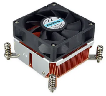2U active solution cpu cooler skived fin heatsink
