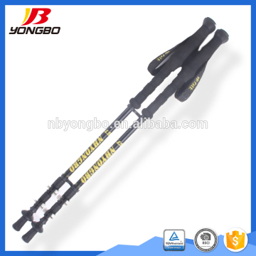 Strong Outdoor Adjustable Folding Lightweight Trekking Poles Hiking Pole Walking Stick Cane Handle Bastones