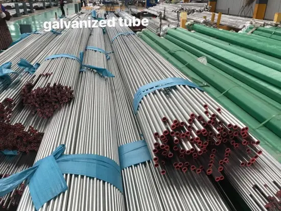Galvanized Cold Drawn Seamless Precision Tubes E235 NBK Ø8X1
