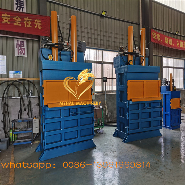 Advance design baling press machine cardboard compactor hydraulic plastic baler machine