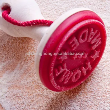 unique funny silicone and wood cookie stamp baking stamp baking tools
