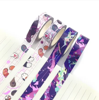 Custom craft Fashion decorative foil Washi tape