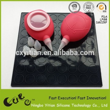 silicone Macaron mat silicone owl shaped squeeze bottle food grade baking sheet set customer dessert tool set