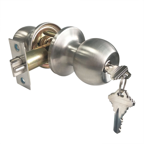 Round Ball Door Handle Knob Lock Set