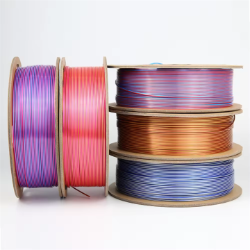 Dual-Color Shiny Silk PLA Filament 1.75mm