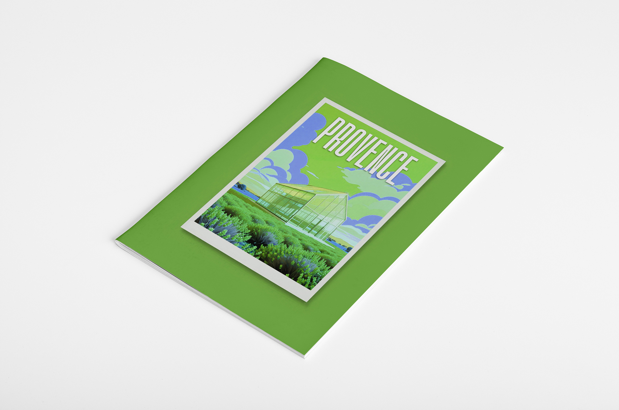 Saddle stitch brochure printing