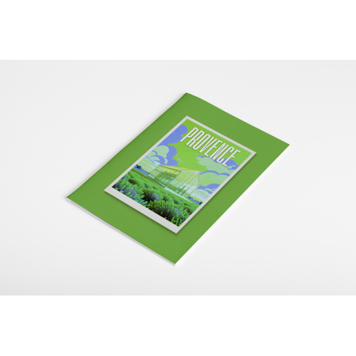 Saddle stitch brochure printing