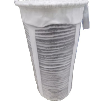 Sacos de filtro de descarga de lixiviados de aterro sanitário