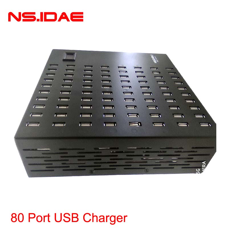 80 Ports USB -laddningseffektadapter