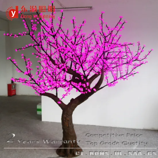 outdoor lighted cherry blossom trees led tree light up cherry trees for wedding decoration
