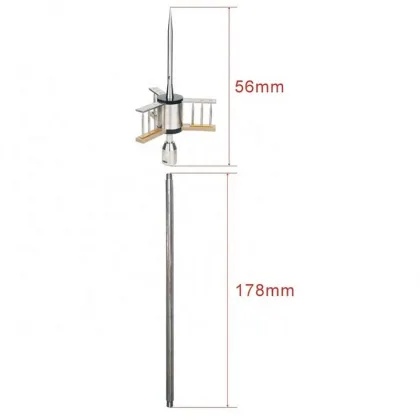 Hot Sale Ground Rod Lightning Arrester for ESE Rod Earth Lightning Rod 3.3