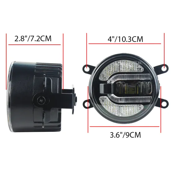3.5 Inch LED Fog Driving Light with DRL for Jeep Wrangler CJ JK