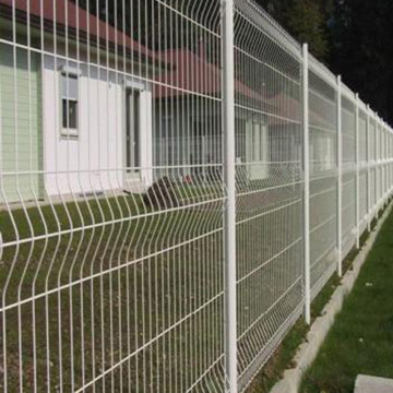 pagar wire mesh melengkung yang dilas