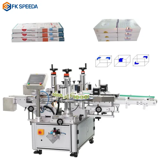 FK-SPEEDA Automatic Double-Sided Angle Corner Box Sticker Labeling Machine: High-Efficiency Packaging Solution