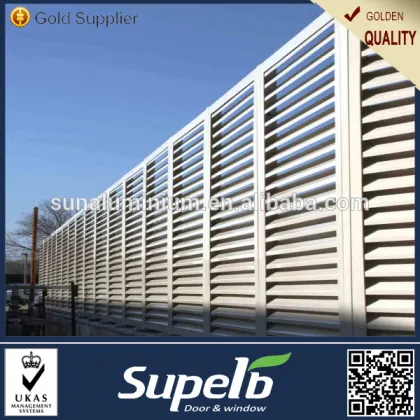 Building aluminum shutter door louver door