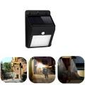 Solar Power Motion Sensor Garden Wall Path Light