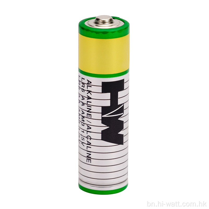 HW Alkaline AA ব্যাটারি LR6 দীর্ঘস্থায়ী