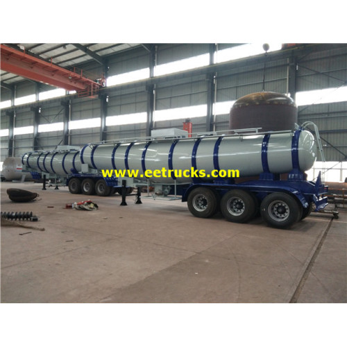 20000 Litres Tri-axle H2SO4 Transport Tanker Trailers