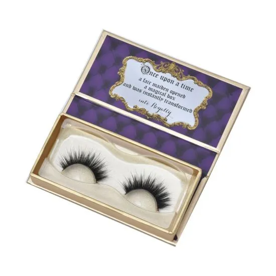 Custom Luxury Cardboard Eyelash Book Shape Paper Box