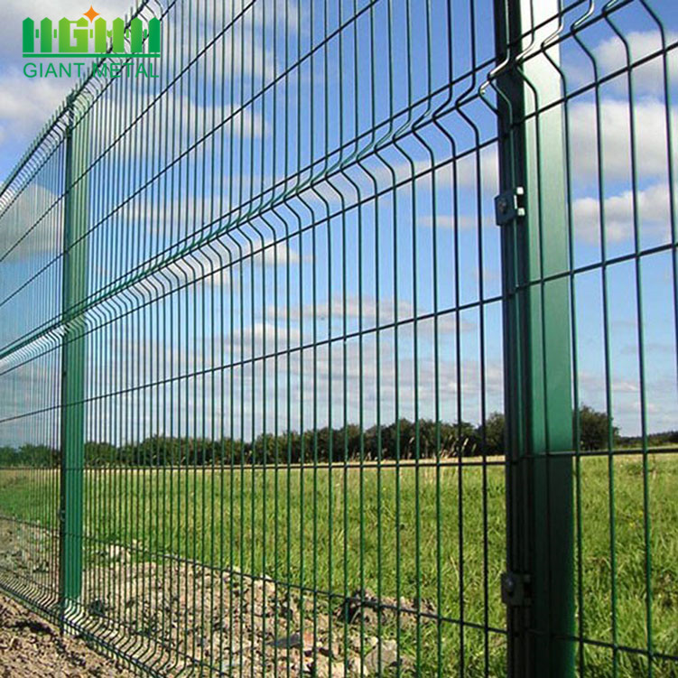 pvc coated triangle bending fence panel