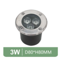 LED enterrado luz DC 12V AC85-285V à prova d'água