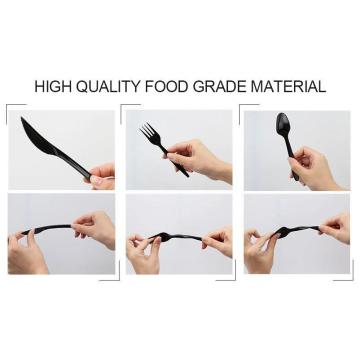 Individually Wrapped Disposable Dinnerware PP Plastic Utensil Tableware Cutlery Spoon Knife Fork