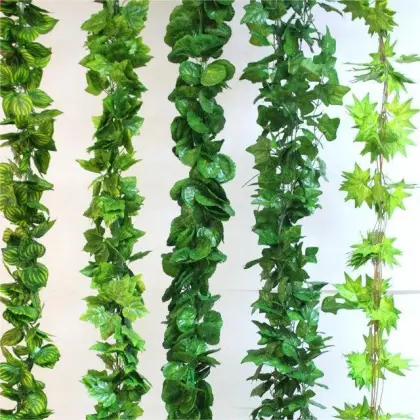 Artificial Ivy Greenery Garland - Faux Foliage Wall Decor