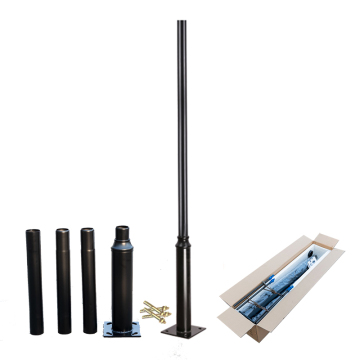 Easy Install 76mm Split Pole 3M-6M for Top Lamp