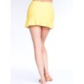 Yellow White Polka-Dot Tennis Skirt