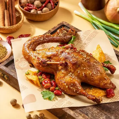 Crispy Roasted Whole Duck
