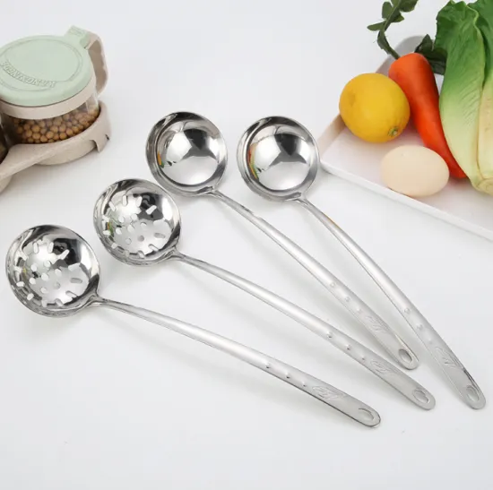Two Pieces Set Of Stainless Steel Soup Ladle