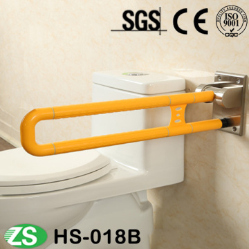 Hot selling safety toilet angled PVC handicap nylon grab bar