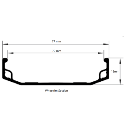 Borda de roda de gordura de alumínio para cadeira de rodas de praia